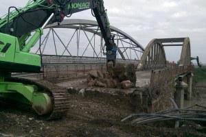 Inaugurazione ponte Bomporto (Mo), demolozione. Ricostruzione post sisma (11/11/2017)