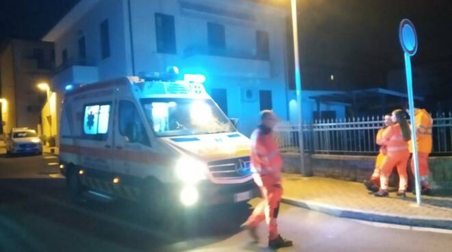 ambulanza 118 san romano notte 29 gennaio 2020