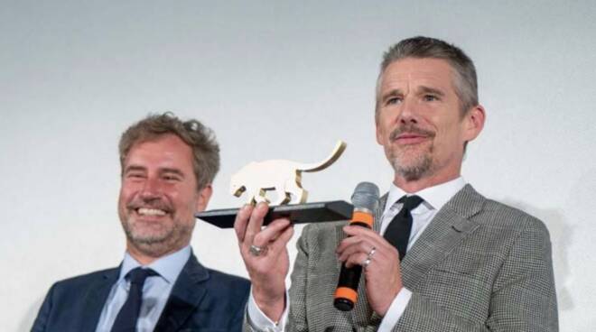 Mario Pardini Ethan Hawke Lucca Film Festival foto Laura Casotti per Lff