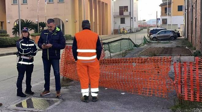 acque bianche nel rio Ralletta, porcari