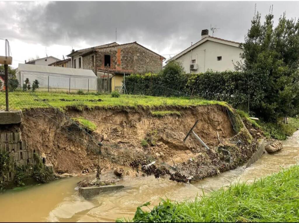 smottamento, sentiero, torretta, Porcari