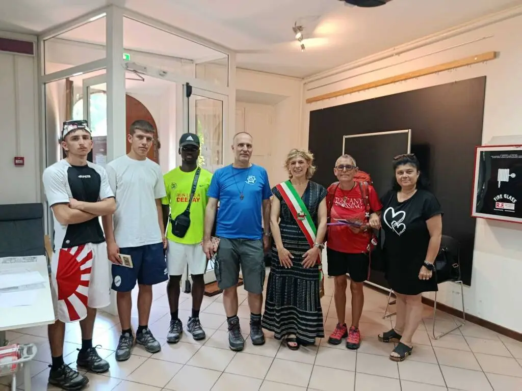 Dal Villaggio del Fanciullo a San Quirico d’Orcia, un gruppo di pellegrini accolto al Museo Athena