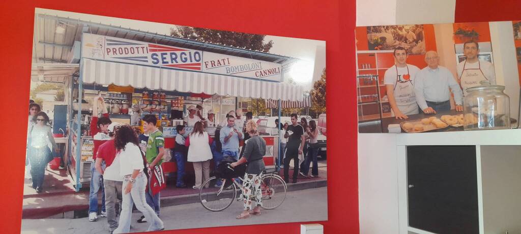 Sergio, frati, bomboloni, cannoli