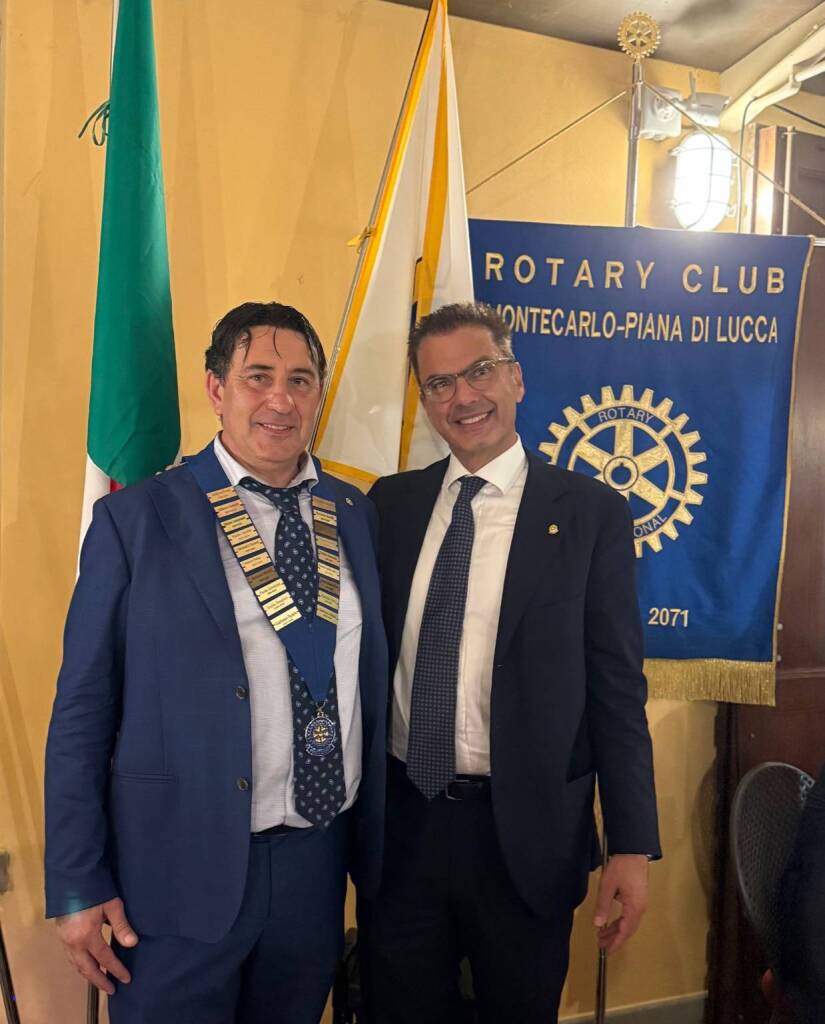 Andrea Ferro, Giulio Grossi, Rotary Club Montecarlo Piana di Lucca