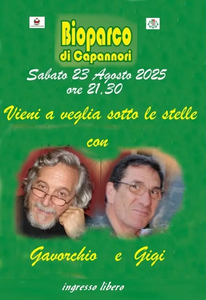 Creativambiente, al Bioparco di Capannori c’è ‘A veglia sotto le stelle’