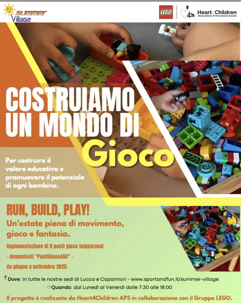 Nelle sedi del Summer Village i PuntiGioco4All di Heart4Children