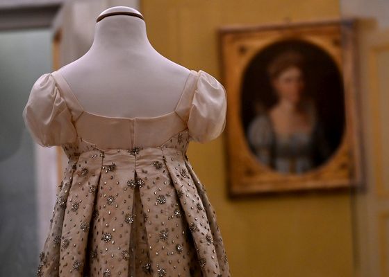 abito imperiale al museo nazionale di Palazzo Mansi