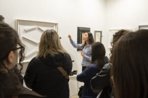 Visita guidata a Lucca Art Fair, edizione 2024. Ph Tiziano Rossano Mainieri, courtesy Lucca Art Fair