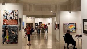 Vista parziale della Main Section, Lucca Art Fair, edizione 2024. Ph Tiziano Rossano Mainieri, courtesy Lucca Art Fair