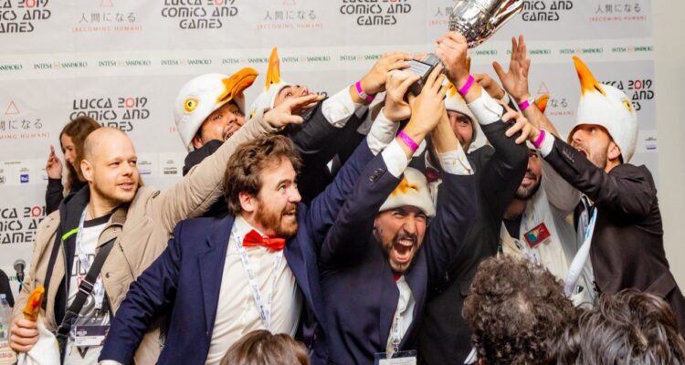Alcuni utenti delle Ruolimpiadi di Lucca Comics & Games