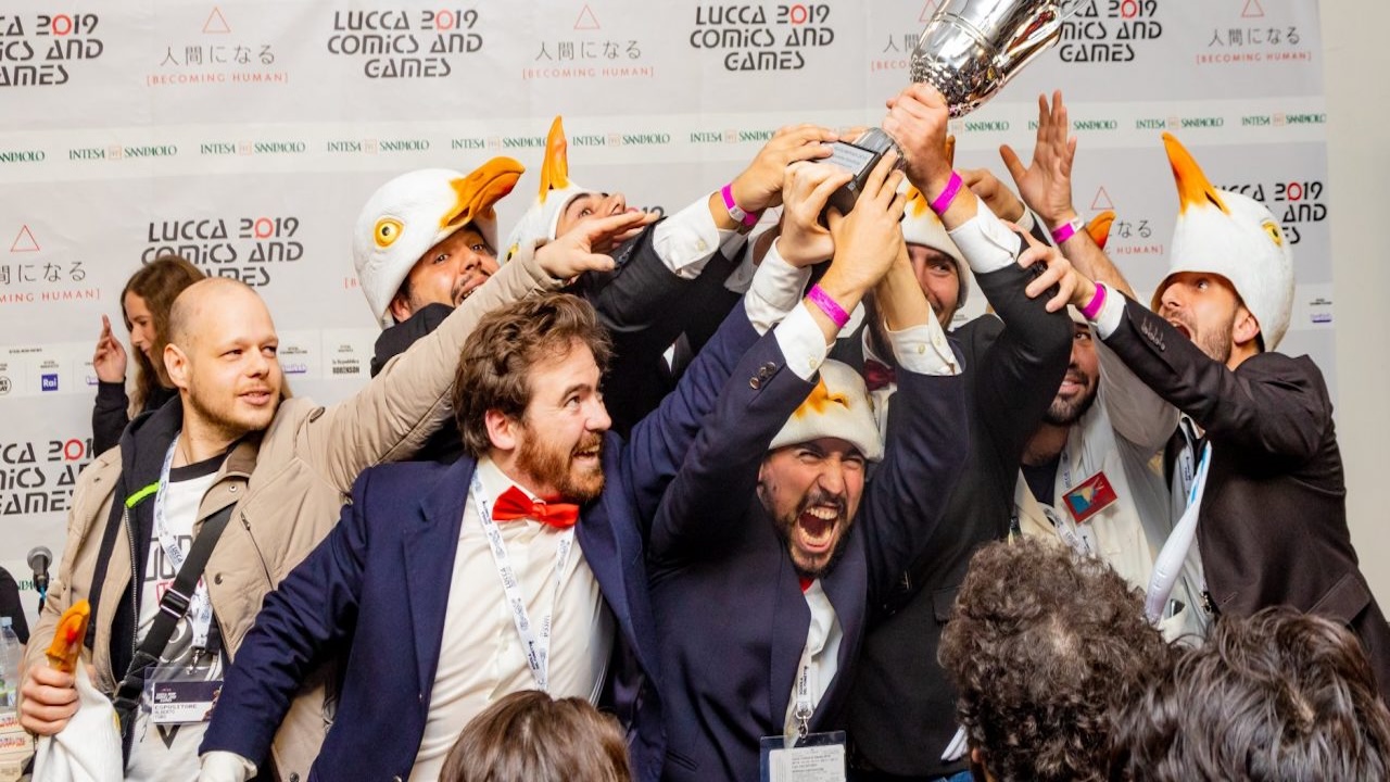 Alcuni utenti delle Ruolimpiadi di Lucca Comics & Games
