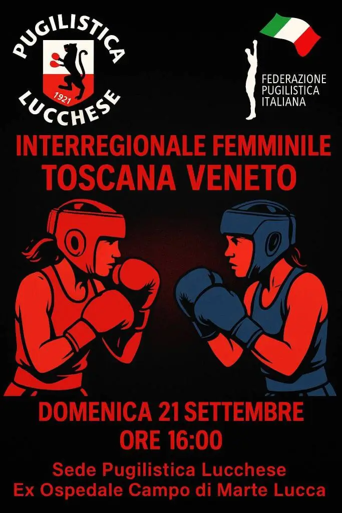Pugilistica Lucchese, scontro tra rappresentative di Toscana e Veneto alla palestra dell'ex ospedale