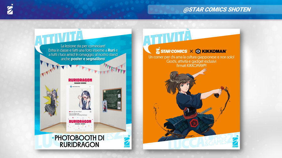 Lucca Comics & Games 2025: il programma di Star Comics