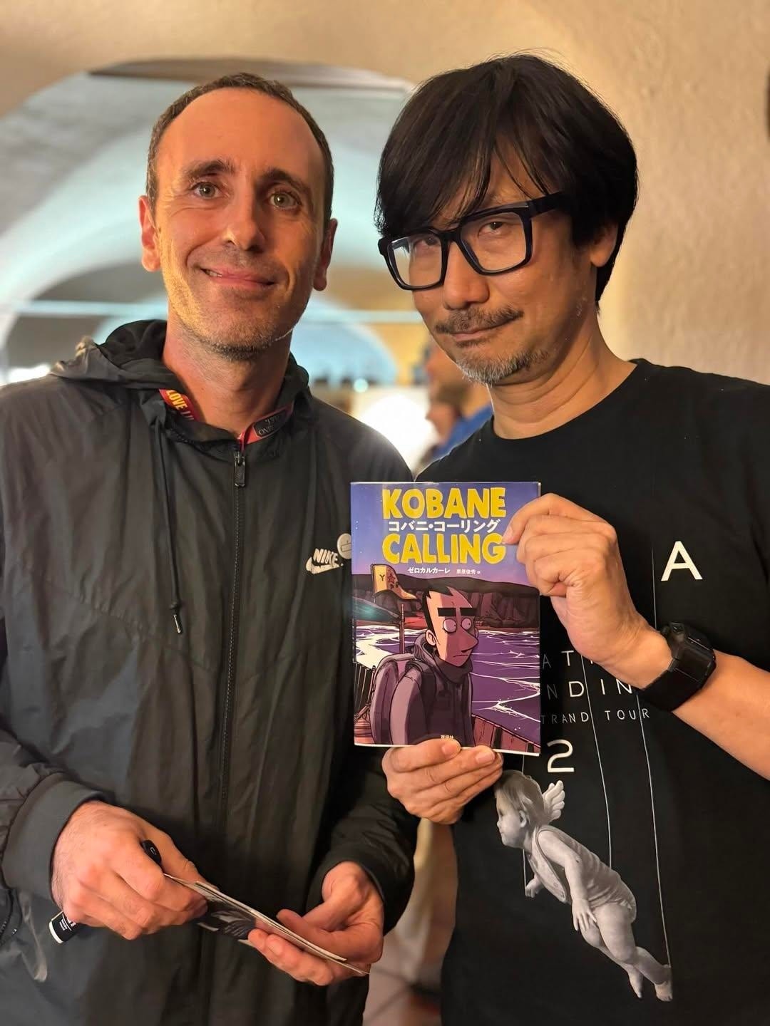 Hideo Kojima rimuove la foto con Zerocalcare scattata a Lucca Comics & Games 2025