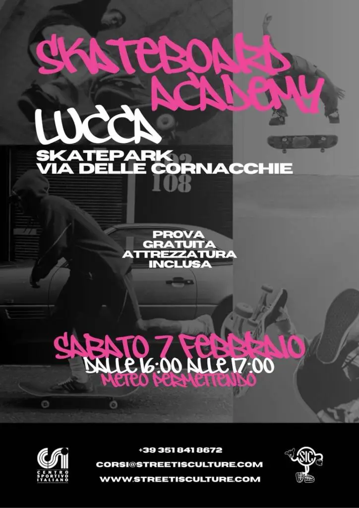 ‘Street is Culture’ porta gli sport di strada a Lucca: skate, comunità e inclusione