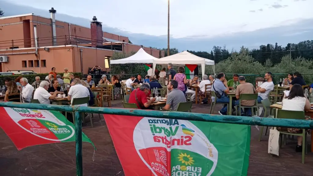 Una serata con Sinistra Italiana, tra Gaza e nuova sede