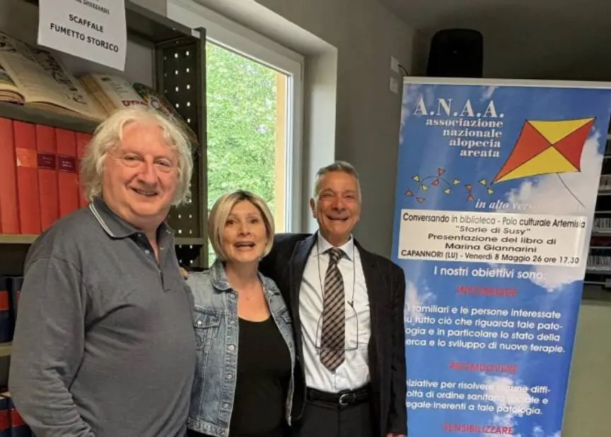Associazione nazionale alopecia areata, presentato a Capannori il libro ‘Storie di Susy’