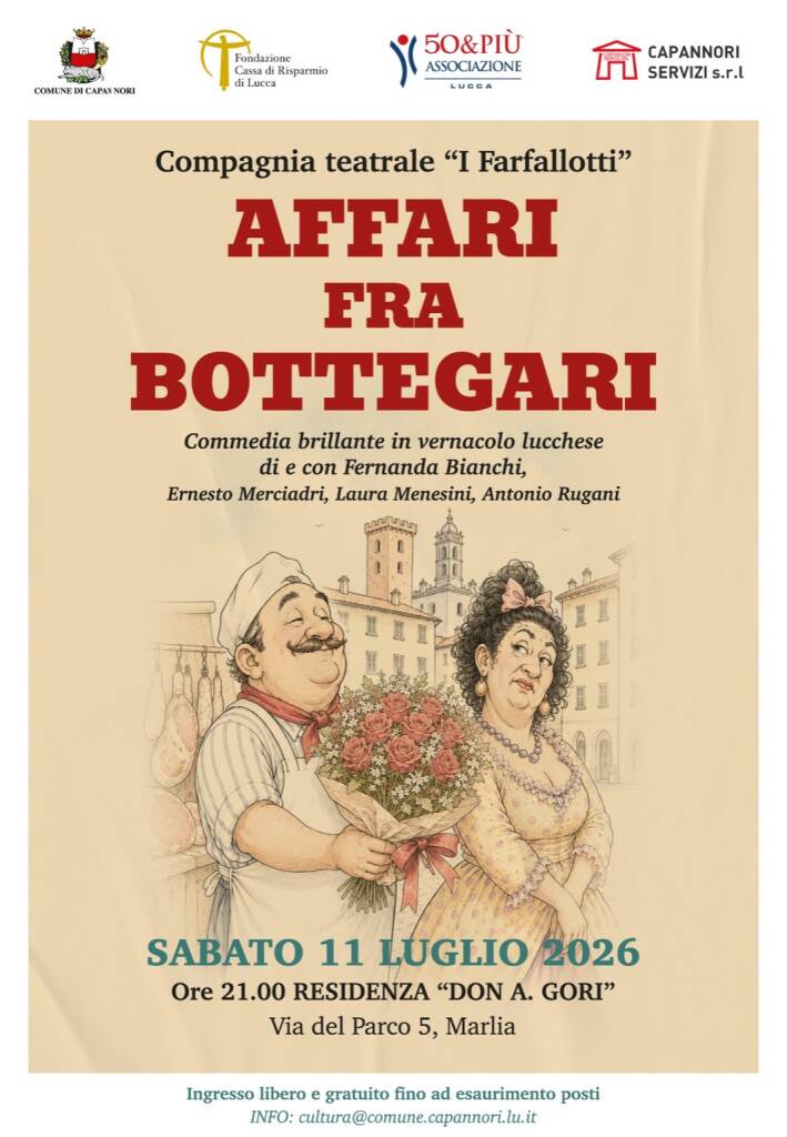 Locandina Affari fra bottegari