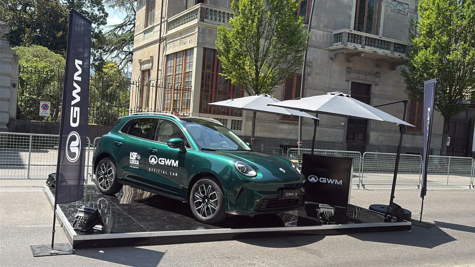 GWM porta al Lucca Summer Festival 2026 test drive gratuiti e esposizione di ORA 5