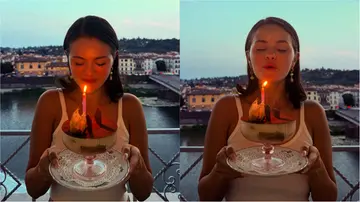 Selena Gomez, compleanno a Firenze. Tour del gusto, poi la torta con vista Arno: “Sono la ragazza più felice del mondo”