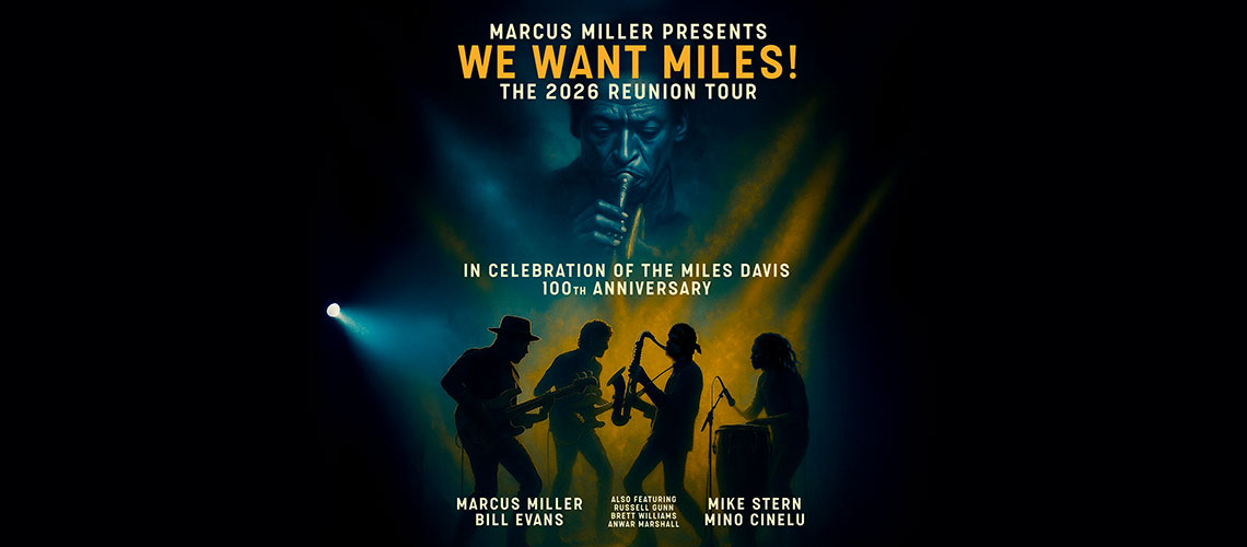 Marcus Miller celebra Miles Davis a Lucca: “We Want Miles!” chiude il festival con una superband — materiale stampa ufficiale di Lucca Summer Festival