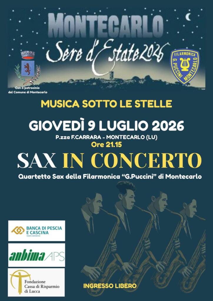 Montecarlo - serate estive - musica sotto le stelle