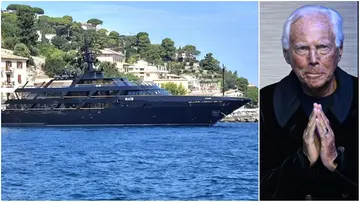 Armani, lo yacht ora disponibile per gli eredi è in Toscana: una perla nera con all'interno lusso e tecnologia