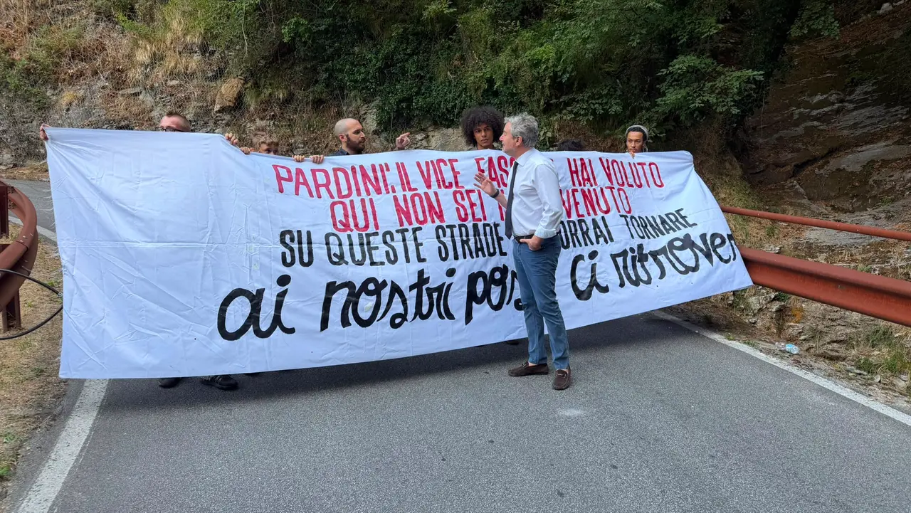Momenti di tensione in strada