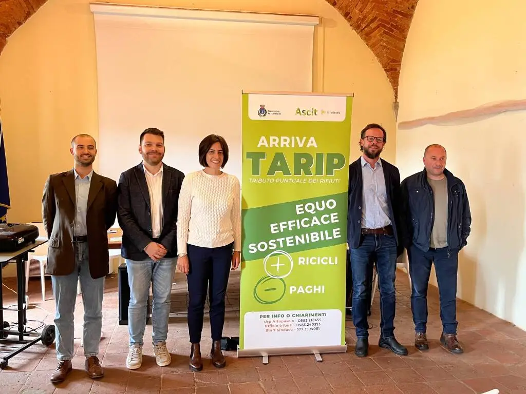 Meno indifferenziato, più differenziata e tariffe in calo: i numeri della Tarip ad Altopascio