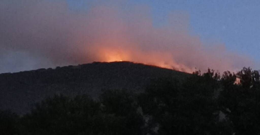 Incendio boschivo e rischio fuoco in Toscana
