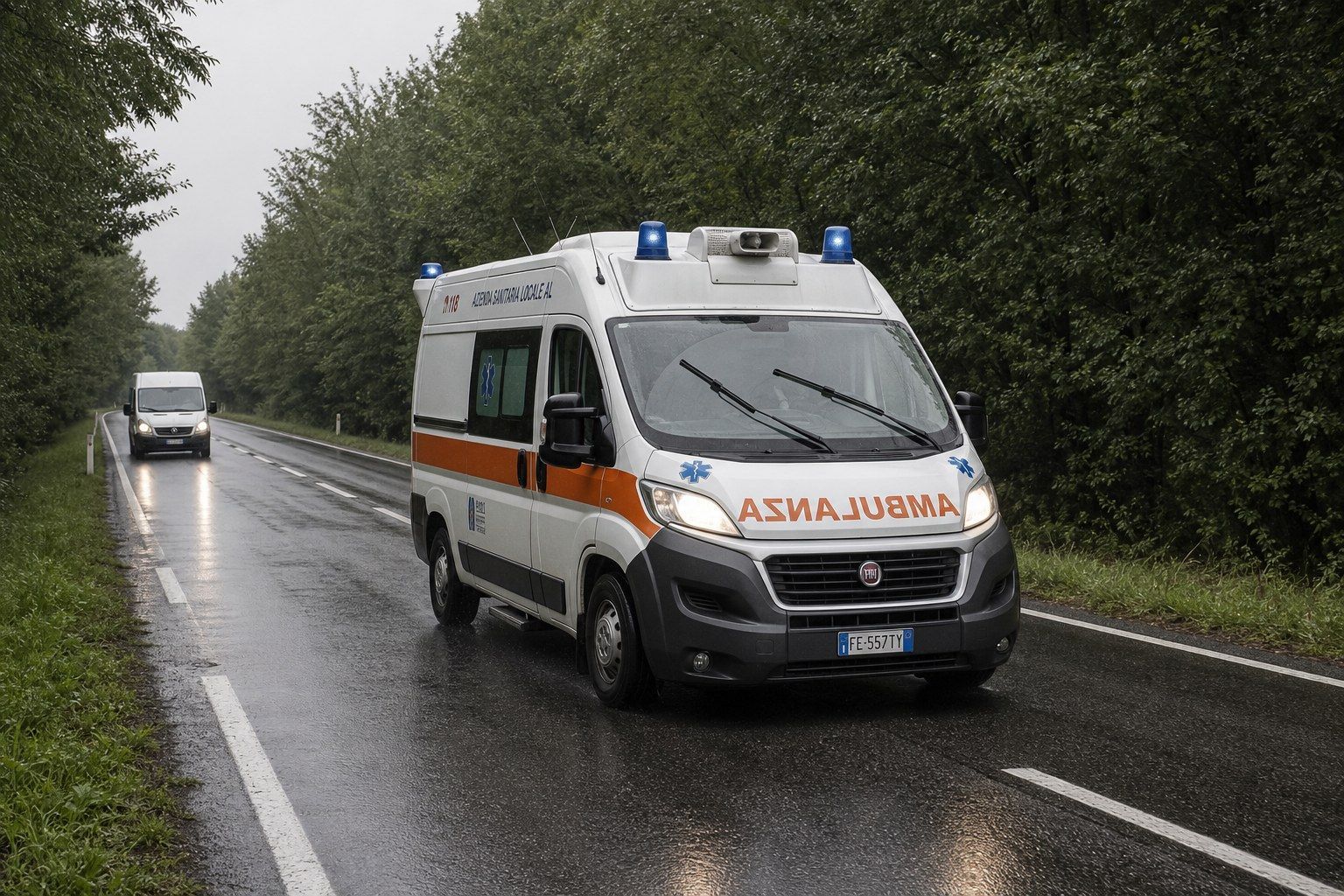 Capannori, rotonda Garibaldi: ambulanza dopo l’investimento di un bambino in bicicletta