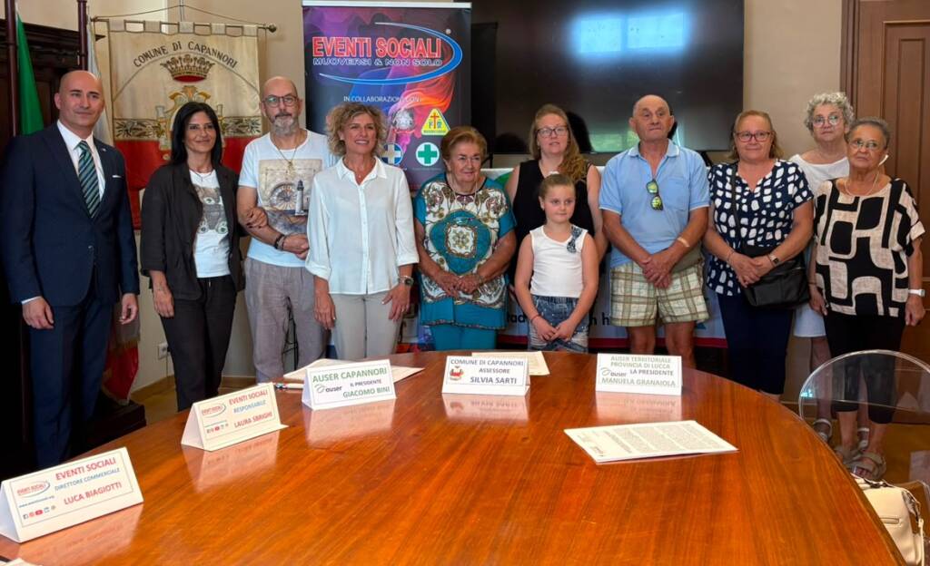 Presentazione in municipio a Capannori del progetto Muoversi e non solo: Auser, Eventi Sociali e assessora Silvia Sarti