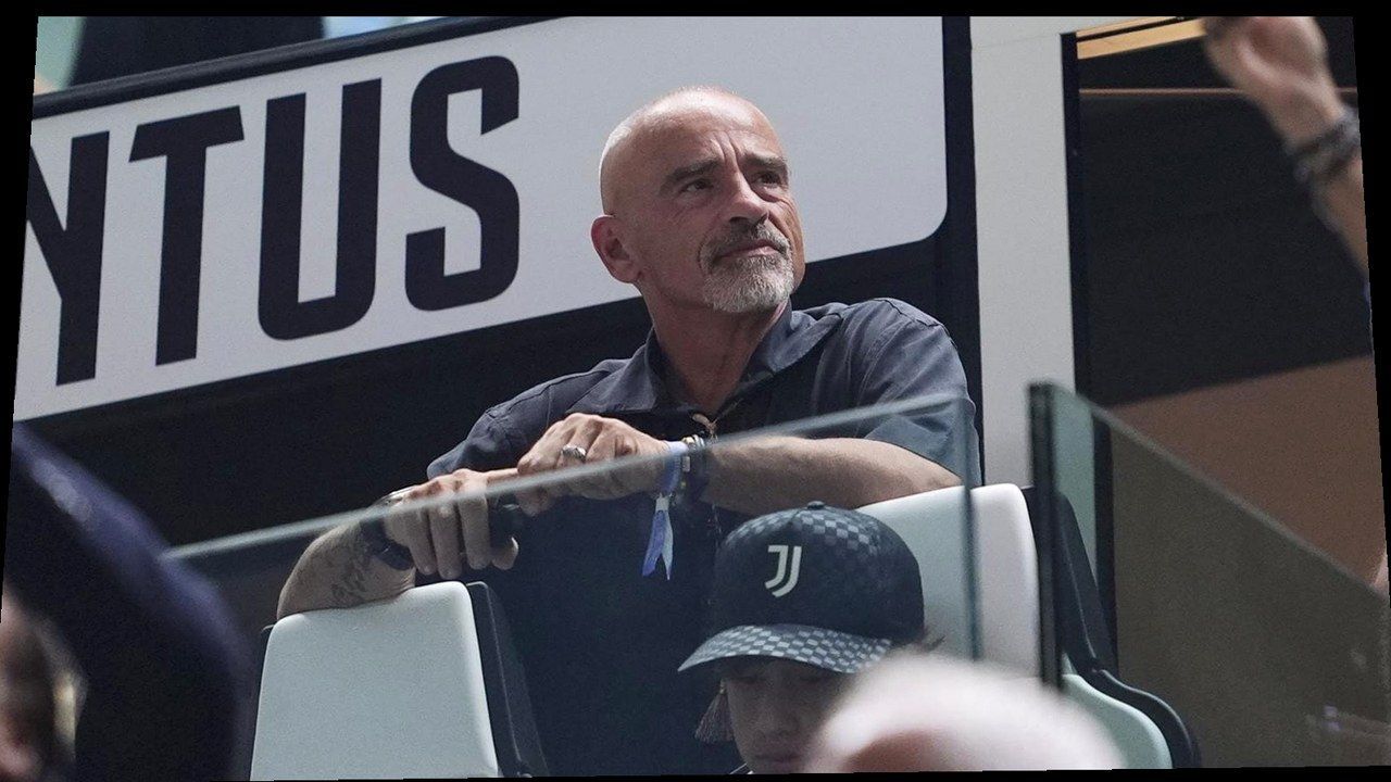 Eros Ramazzotti in tribuna all'Allianz Stadium per Juventus-Milan