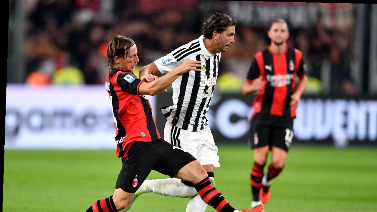 Juve-Milan all’Allianz Stadium — inquadratura ricostruita (stessi soggetti)