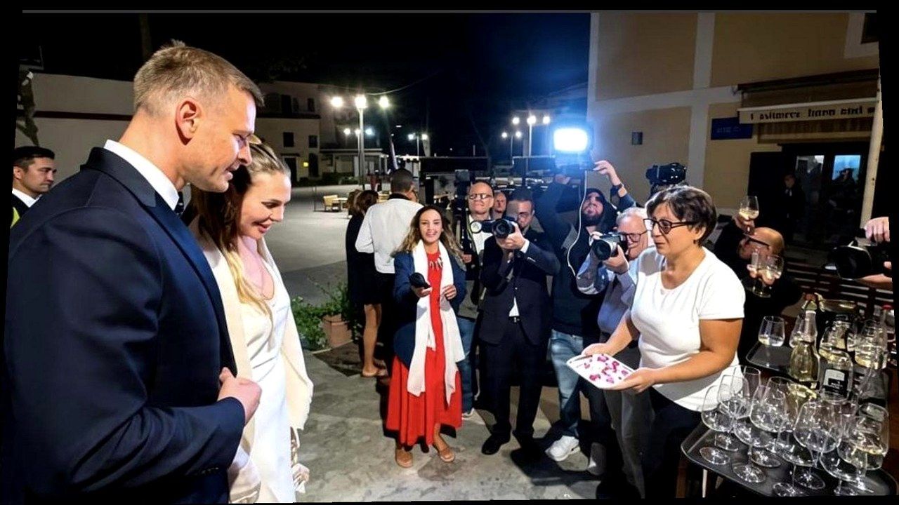Ilary Blasi e Bastian Müller — sì civile Ravello, nuova inquadratura, stessi volti