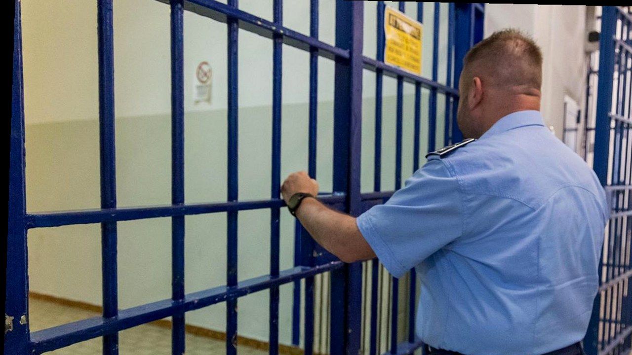 Carcere Don Bosco Pisa, sbarre e agente — inquadratura ricostruita da fonte La Nazione