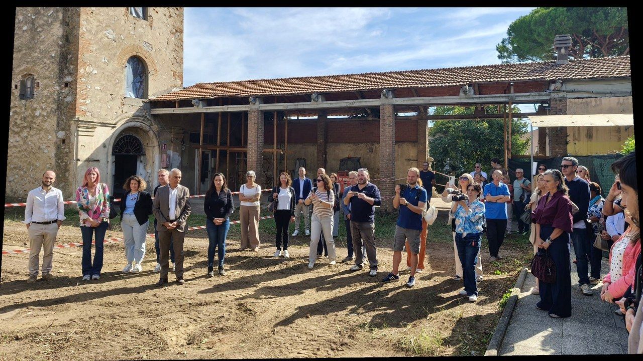 Cascina — centro residenziale Matteo Remaggi; foto fonte QUI news Pisa, ritaglio geometrico (soggetti invariati)
