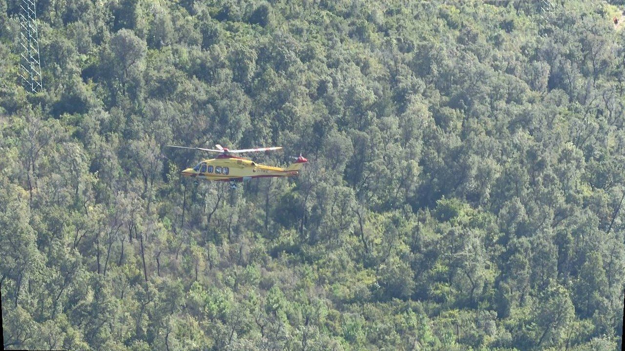 Vicopisano, soccorso sul Monte Pisano — stessa scena, nuova angolazione geometrica (nessun volto alterato)