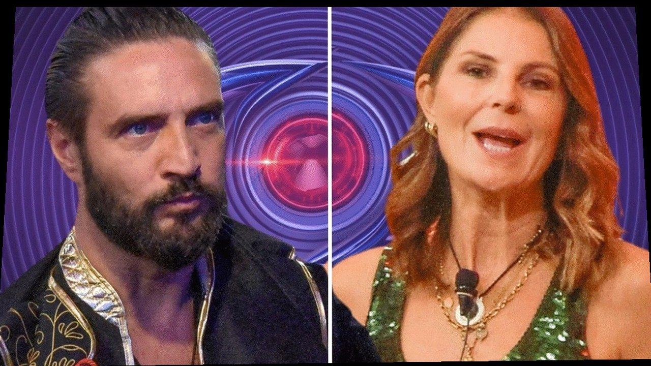 Marina La Rosa e Alex Belli al Grande Fratello Vip