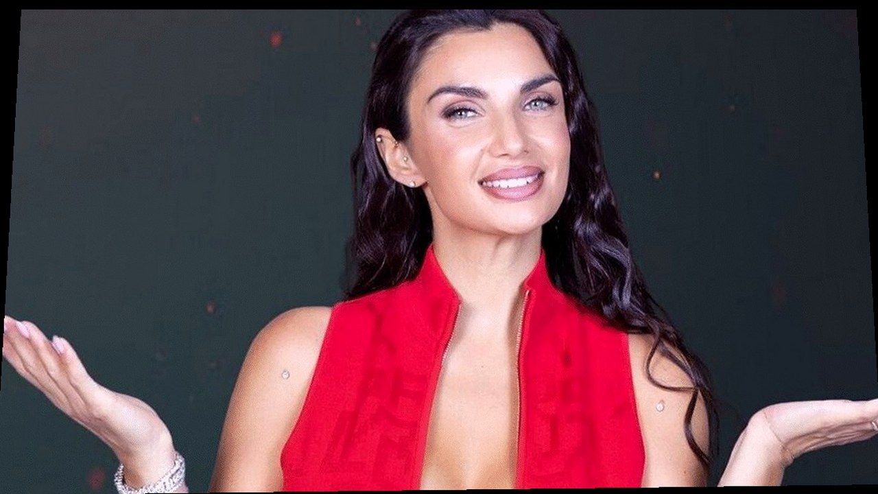 Elettra Lamborghini e Boss in Incognito — Caffè Motta, sola warp geometrica (volti invariati)