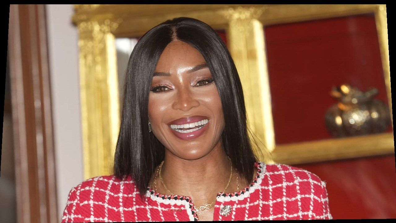 Naomi Campbell a Milano — cover MilanoToday, warp geometrico (volti invariati)
