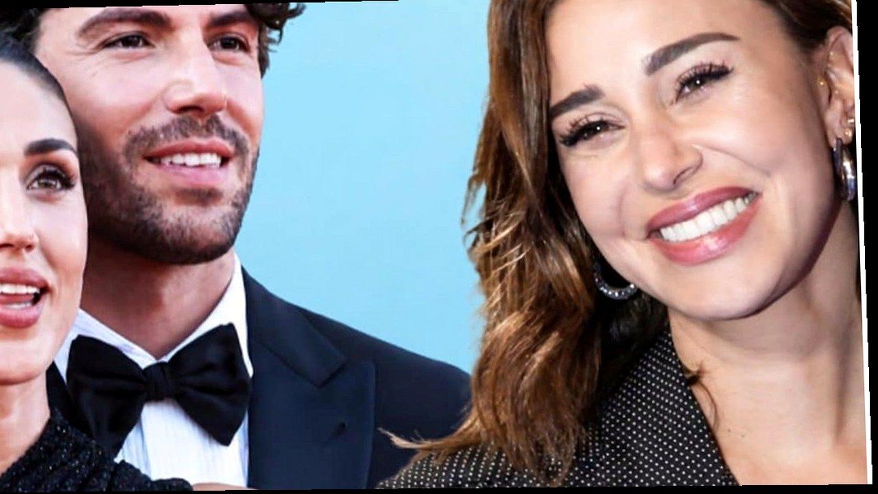 Belén Rodriguez al compleanno — stessa scena della fonte Bigodino, nuova angolazione e inquadratura (volti invariati)