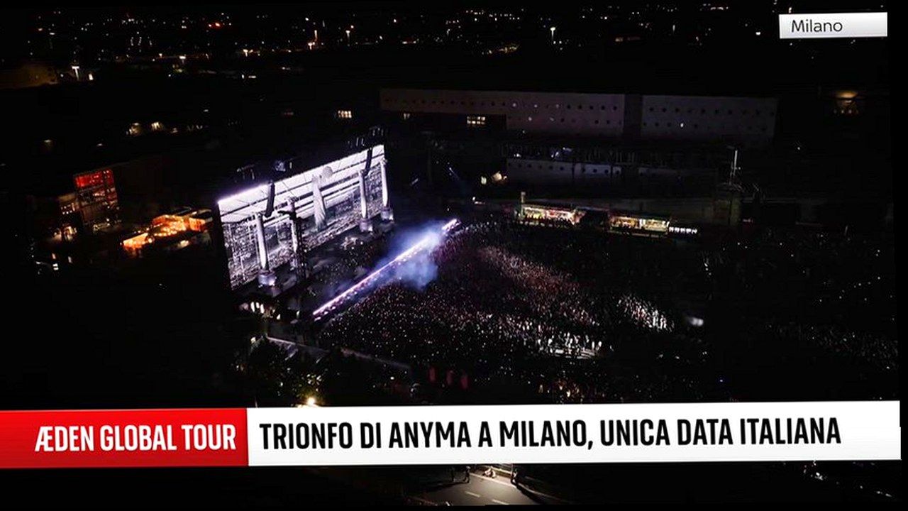 Anyma (Matteo Milleri) — stessa scena, nuova angolazione e inquadratura (volto/scene invariati; fonte Sky TG24)