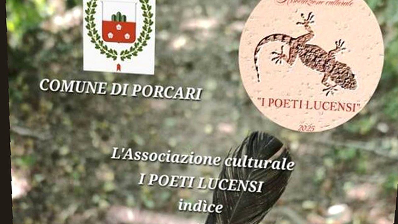 Locandina concorso di poesia La Piuma edizione 2026 a Porcari — inquadratura ricostruita
