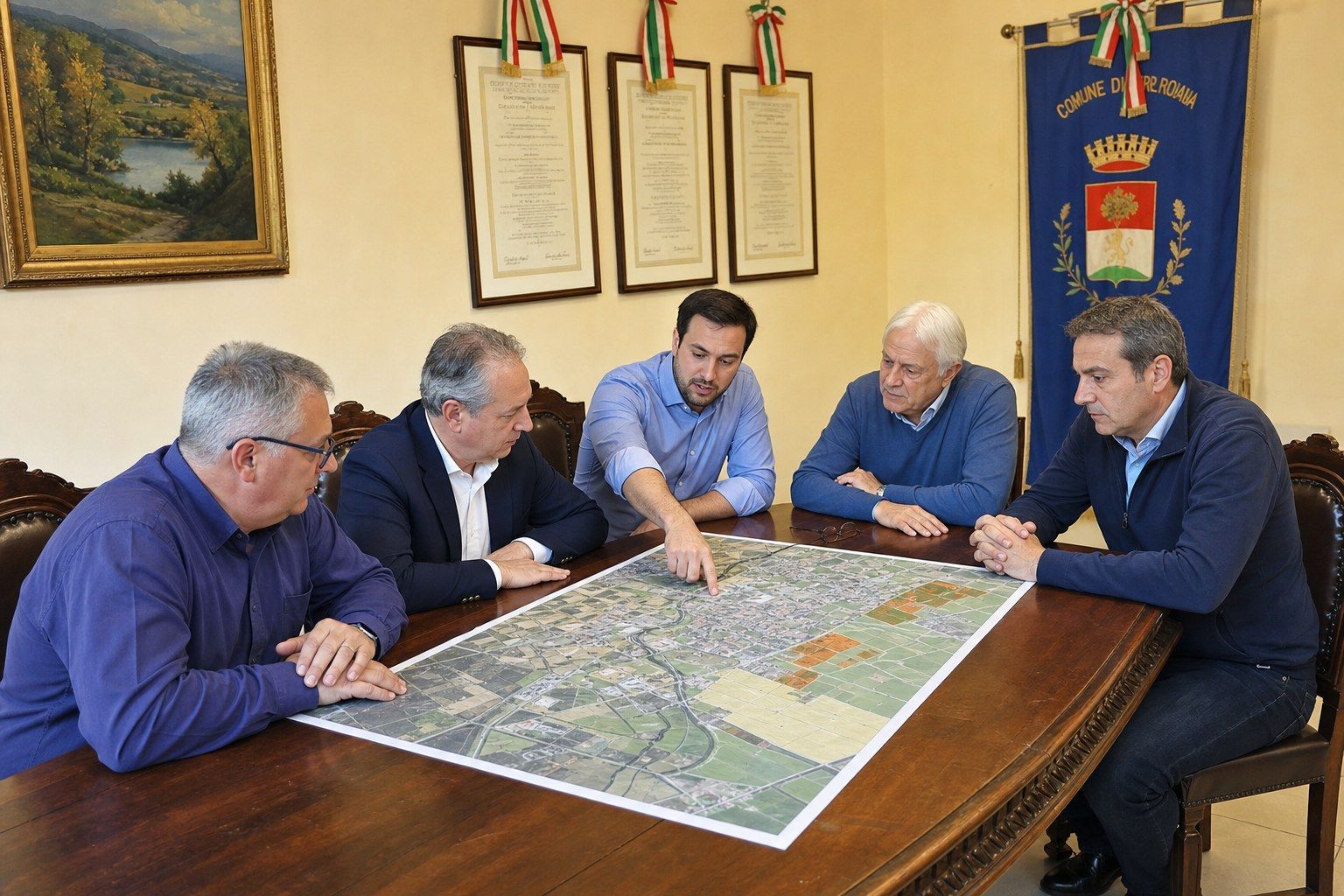 Porcari, sindaco e tecnici sul progetto delle casse di espansione del rio Leccio