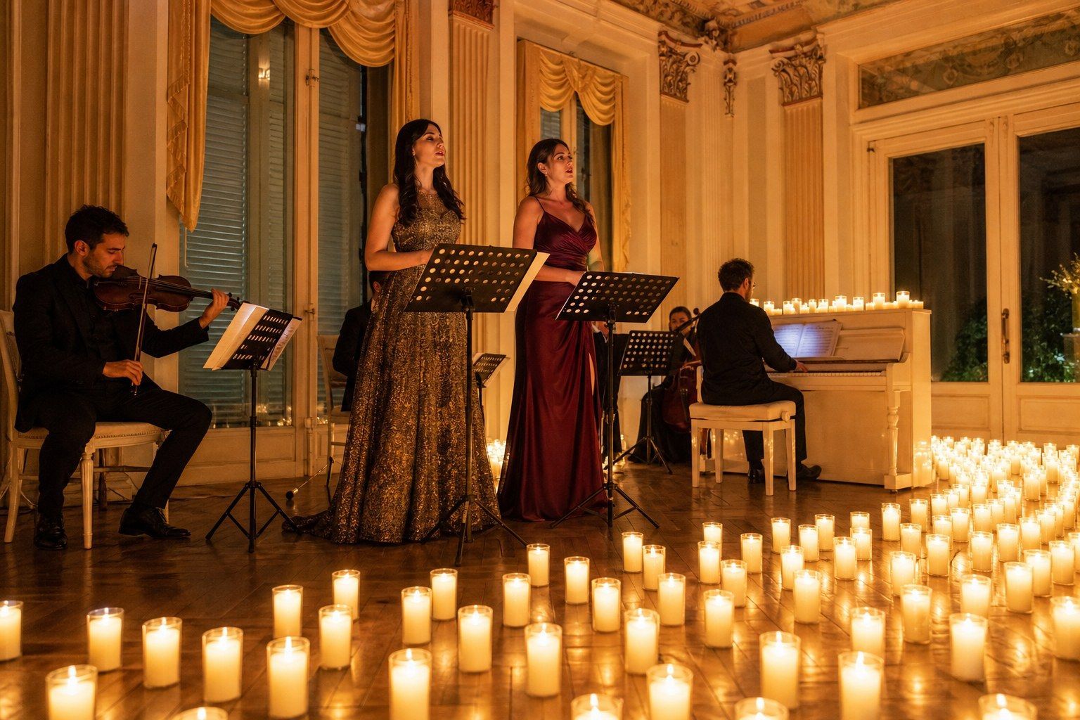 Lucca, concerti a lume di candela