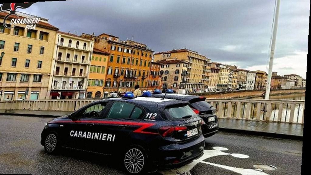 Auto dei Carabinieri di Pisa durante i controlli sul territorio