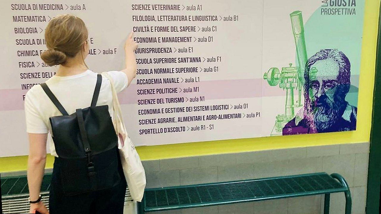 Pisa Università Orientamento, nuova inquadratura — professioni sanitarie 1.623 domande