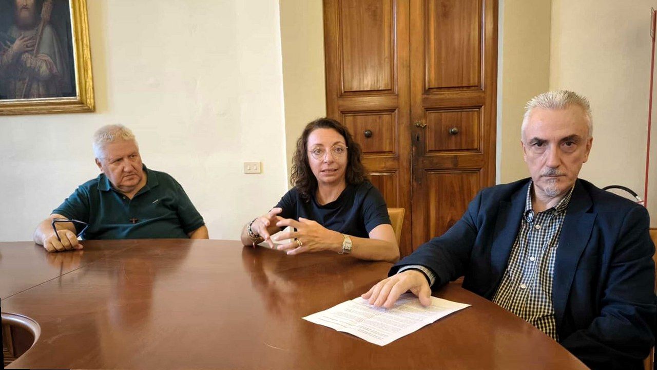 Presentazione del ddl a Pisa: don Morelli, Ylenia Zambito e Riccardo Alì (stessi soggetti, nuova angolazione)