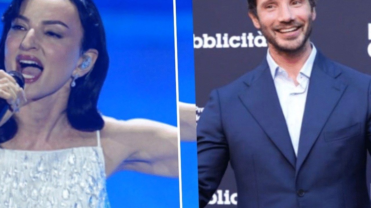 Arisa e Stefano De Martino, conduttore e direttore artistico di Sanremo 2027